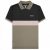 Lambretta Contrast Panel Herren Polo-Shirt SS1219-BLACK Gr. L