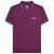 Lambretta Twin Tipped Herren Polo-Shirt SS1608-GRAPE L