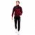 Givova Tuta Visa Trainingsanzug dunkelrot/schwarz Gr. XL