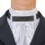 BUSSE Plastron Caprice weiß/schwarz | kavalio – für mich und mein Pferd